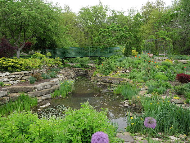 istock Cloudy Spring Day at Overland Park Arboretum 2213089202