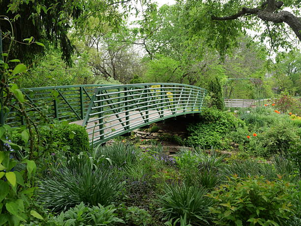 istock Cloudy Spring Day at Overland Park Arboretum 2213089210
