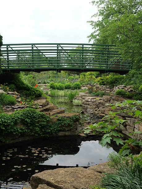 istock Cloudy Spring Day at Overland Park Arboretum 2213089216