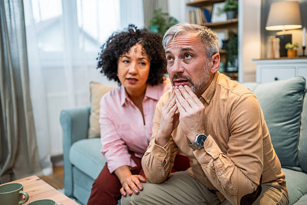 istock Woman comforting her husband 2213089647
