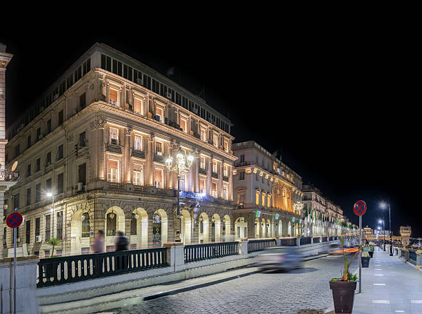 istock Night view of Algiers Zighoud-Youcef Boulevard 2213091266