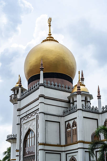 istock Masjid sultan mosque standing tall in singapore under cloudy sky 2213110833