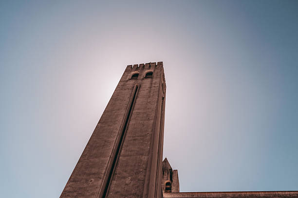 istock Backlit church tower in Lisbon 2213114269