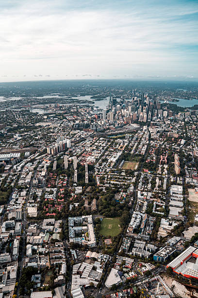 istock Panoramic Helicopter Perspective Above Surry Hills Redfern Toward Sydney Downtown 2213123111