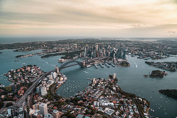istock Sydney Harbor Bridge Maritime Scene Links Downtown With Coastal Communities 2213123132