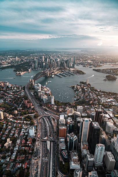 istock Sydney Harbor Bridge Connects North Shore Districts With Downtown Area 2213123135