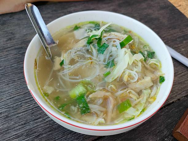 istock Warm Bowl of Chicken Vermicelli Soup 2213133717