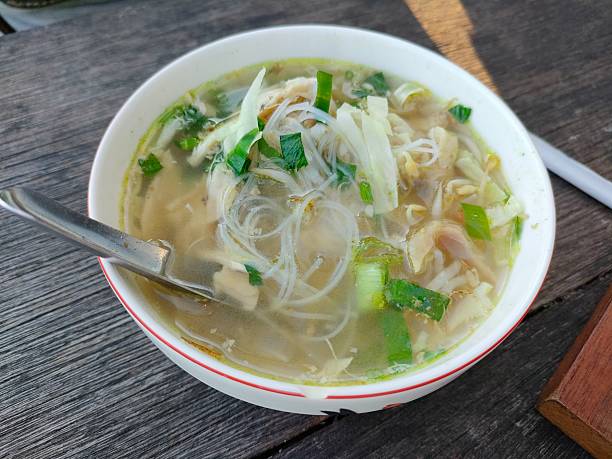 istock Warm Bowl of Chicken Vermicelli Soup 2213133724