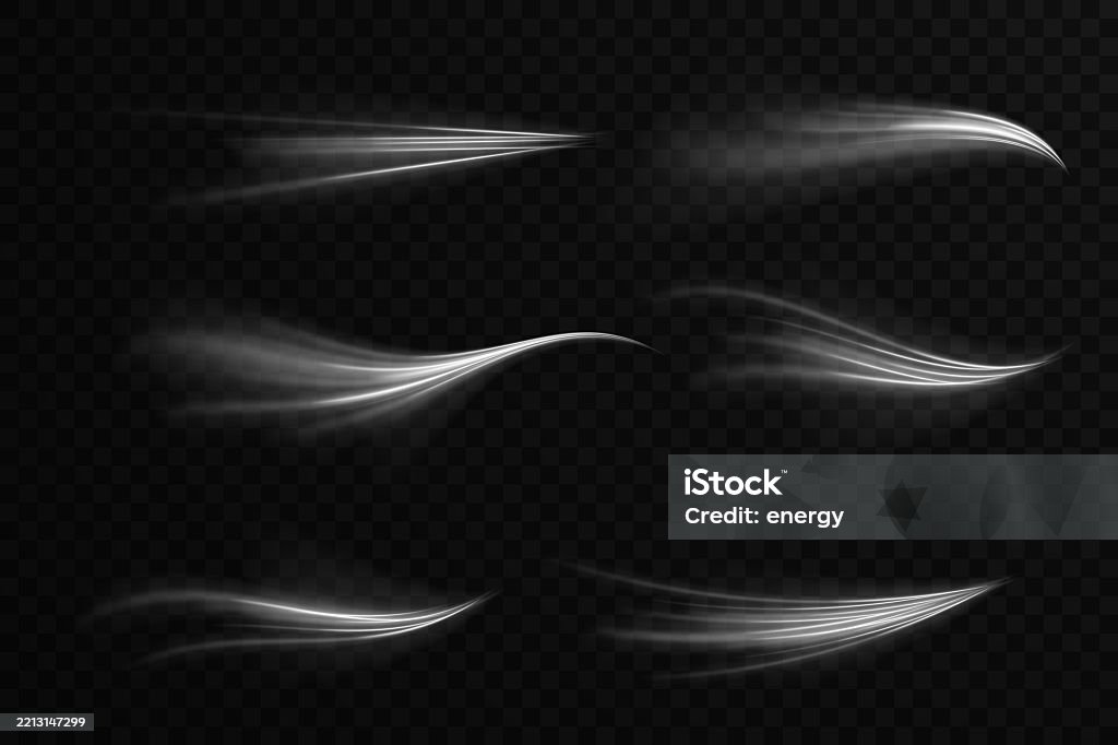 Texture Wind Simulate Fresh Air Effect Flows From Invisible Cooling Source Spinning Stripes ...