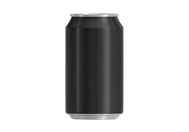 istock Black soda aluminum can on white background 2213155902