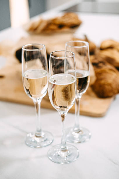 istock Elegant Bread and Wine Pairing on Dining Table 2213175027