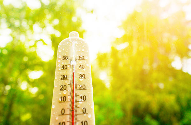 istock Thermometer for measuring outdoor air temperature. 2213175567