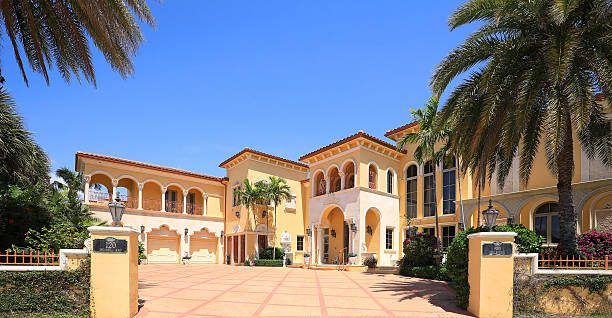Toronto, Canada - August 15, 2025:  The Bridle Path area of Toronto is noted for palatial gated mansions, some of them owned by international celebrities