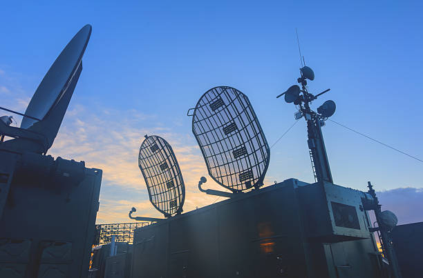Air defense radar. Military communications. Radio transmitter battlefield communications. Radar. Anti-drone radar. Military locator, antenna. War military. Tactical Radio Technologies for Defense.