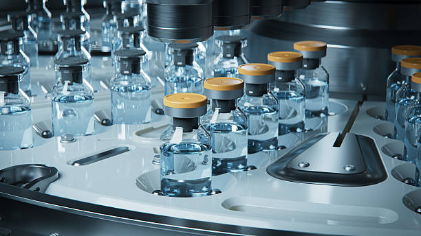 istock Pharmaceutical Bottling Process in a Modern Industrial Production Facility 2213180409