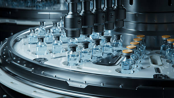 istock Pharmaceutical Bottling Process in a Modern Industrial Production Facility 2213180417