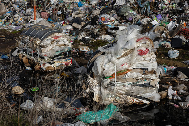 istock A large landfill is overflowing with plastic, trash, and various debris, highlighting the pollution problem affecting the local ecology 2213181288