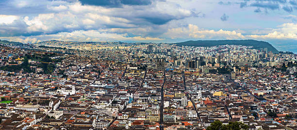 istock Aerial view of Quito, Ecuador 2213190483