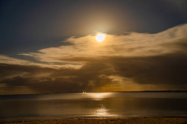 istock Browns Bay Night Sea 2213197608