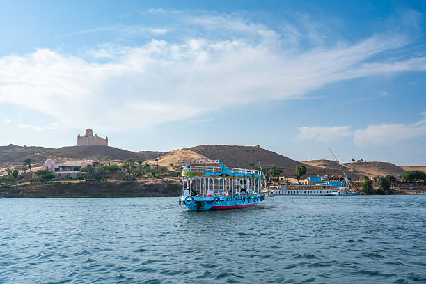 istock Tourist Boat on Nile River, Aswan, Egypt. 2213198069