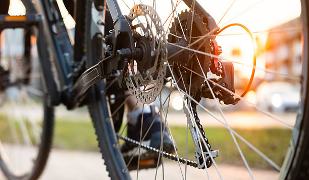 Bicycle Gear Mechanism On A Rear Wheel