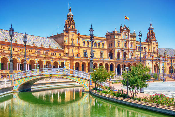 istock Plaza de Espana in Seville 2213203160