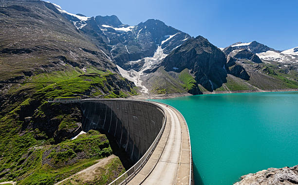 istock People walking on empty Stausee Mooserboden Dam, Kaprun, Austria 2213209469