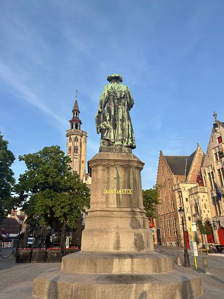 istock Statue of Jan Van Eyck 2213215510