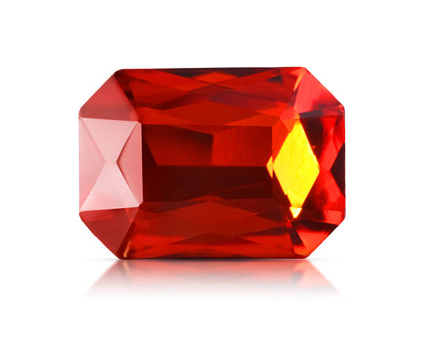 istock One red shiny gemstone isolated on white 2213221177