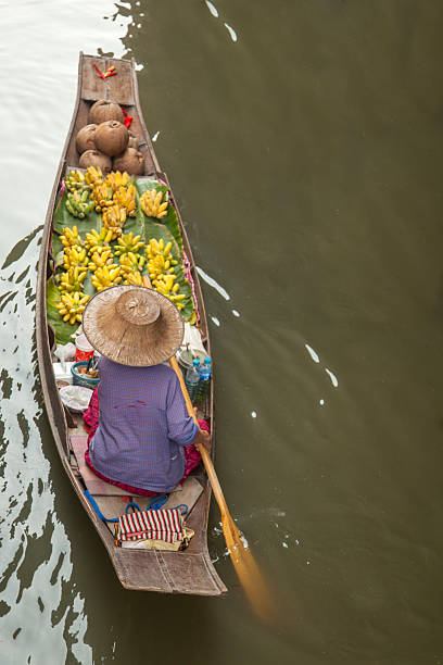 istock floating market at Bangkok Thailand 2213225803
