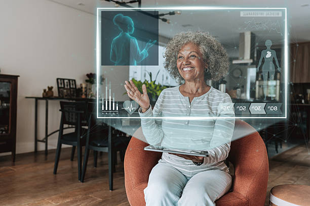 istock Patient talking to doctor through projection, artificial intelligence 2213261038