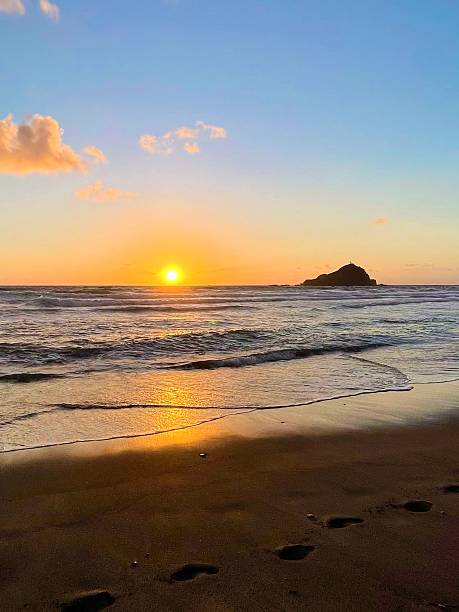 istock Sunrise Beach Walk in Hawaii 2213277315