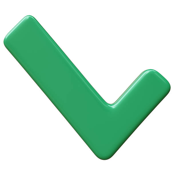 istock Check mark isolated on white. Cartoon style icon, 2213287760