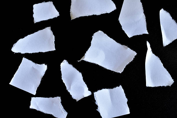 istock Scraps of white paper, A4 size 2213288006