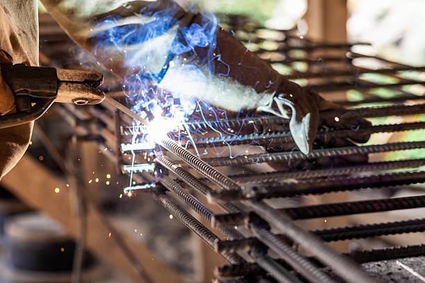 istock Welding Rebar Metal Reinforced 2213296415