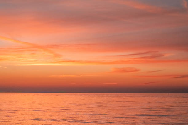 istock Beautiful sunset over the sea 2213299900