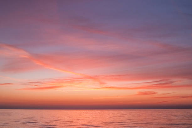 istock Beautiful sunset over the sea 2213299924