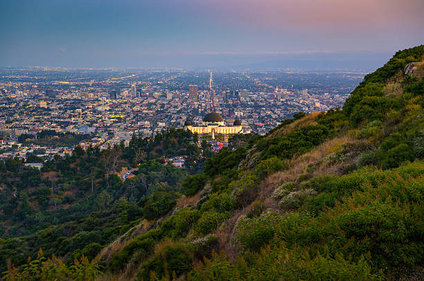 istock Griffith Observatory Illuminated at Sunset, Overlooking Hollywood 2213300160