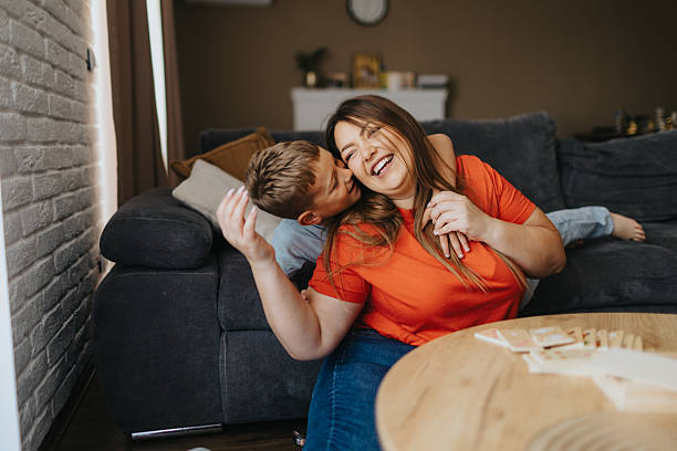 istock Thank you, mom, for playing with me 2213301289
