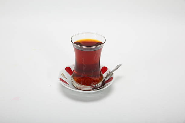 istock Turkish Traditional black tea in a glass 2213308673