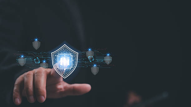 istock Human Hand Reaching For An Ai powered Shield Futuristic Data Security Featuring Ai Integration In Digital World With Glowing Circuitry And Artificial Intelligence Technology 2213310714