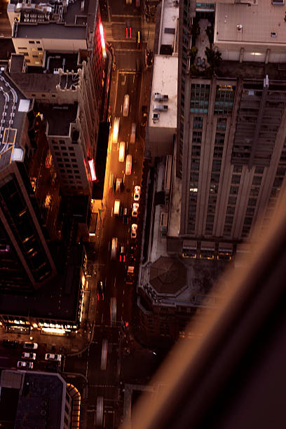 istock Evening Sydney Cityscape With Urban Lights 2213316539