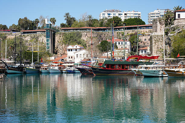 Historic Harbor in Antalya City, Turkiye
