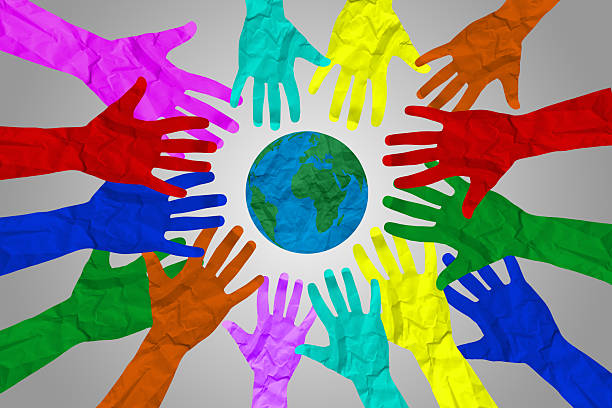 istock Concept or composition of World Population day 2213327505