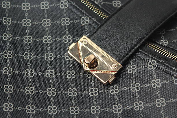 Close up shot of woman with a fashionable handbag in a shopping mall