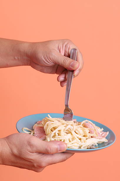 istock Creamy Spaghetti Carbonara 2213341290