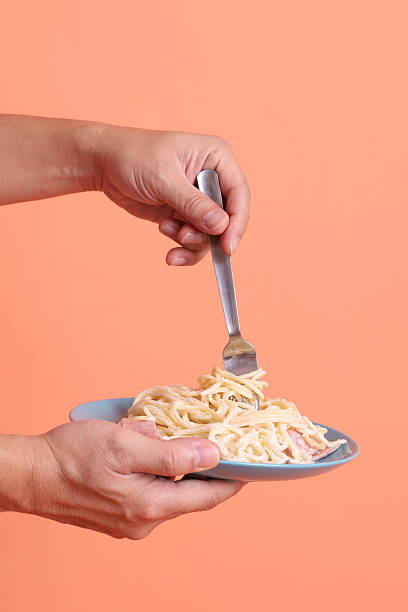 istock Creamy Spaghetti Carbonara 2213341297