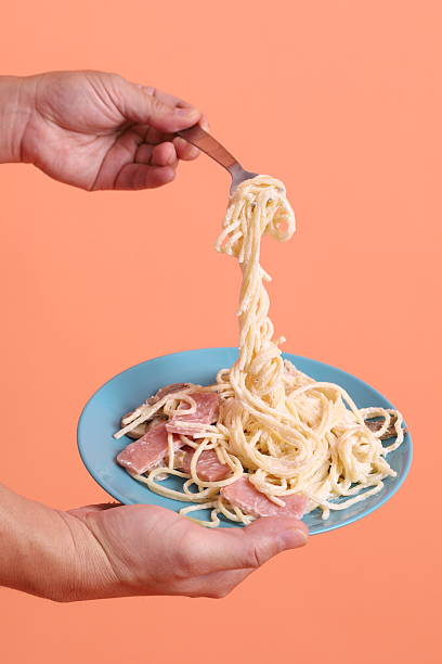 istock Creamy Spaghetti Carbonara 2213341315