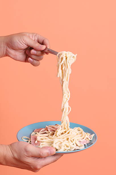 istock Creamy Spaghetti Carbonara 2213341323