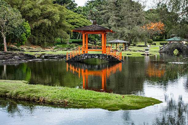 istock Iconic Orange Footbridge, Hilo, Hawaii 3 2213342808